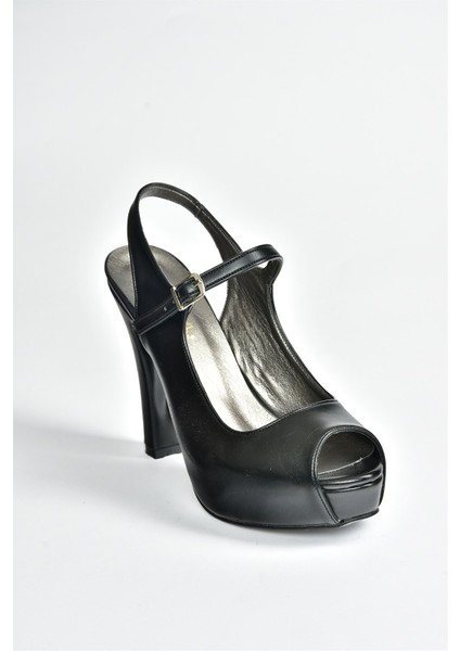 Siyah/siyah Platform Topuklu Kadın Abiye Ayakkabı M348007009 fiyatları