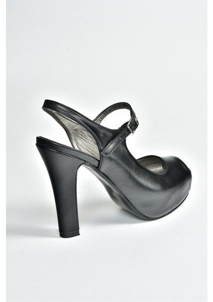 Siyah/siyah Platform Topuklu Kadın Abiye Ayakkabı M348007009 fırsatları