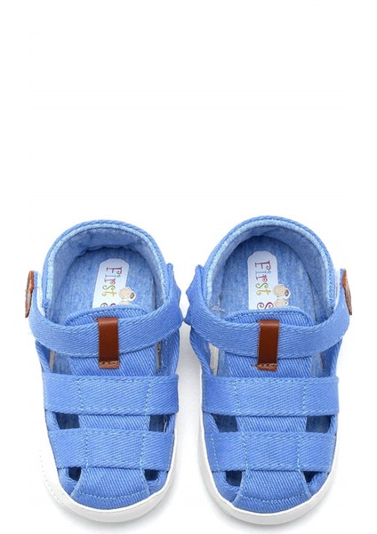 Mavi Bebek Cırt Cırtlı Sandalet Patik fiyatları
