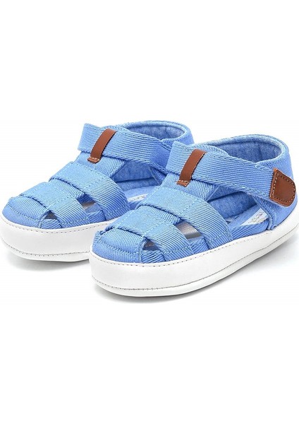 Mavi Bebek Cırt Cırtlı Sandalet Patik modelleri