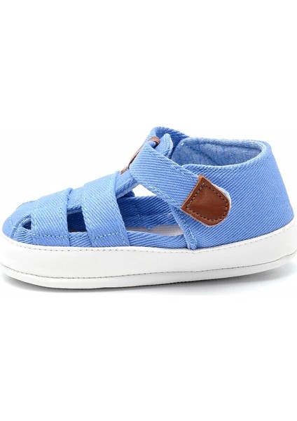 Mavi Bebek Cırt Cırtlı Sandalet Patik fırsatları