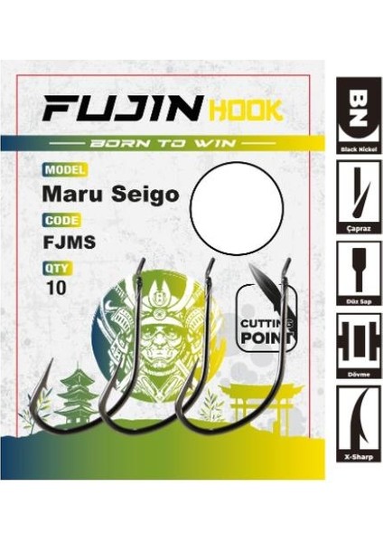 Maru Seigo Deliksiz Çapraz Olta Kancası