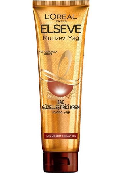L'oreal Paris Elseve Mucizevi Yağ Saç Güzelleştirici Krem 150 ml