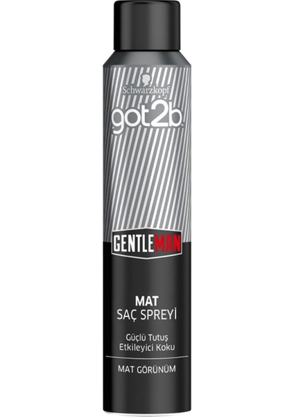 Gentleman Mat Saç Spreyi 200 Ml