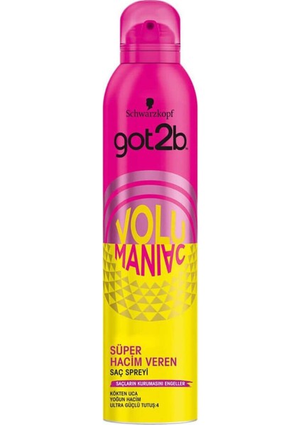 Saç Spreyi Volumaniac 300 ml