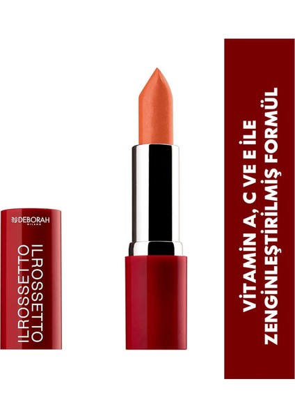 Milano Il Rossetto Classic Lipstick No: 603 Bright Coral