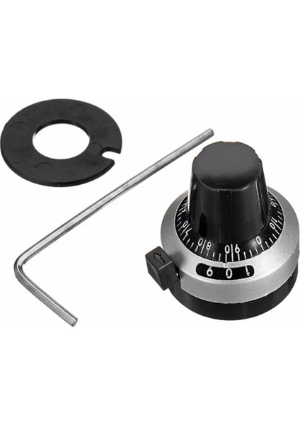 Rdk-3-6.35 3590 Dial Hassas Potansiyometre Başlığı