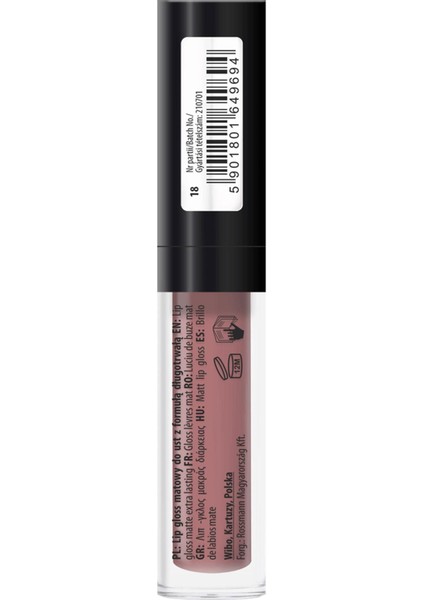 Extra Lasting Lip Gloss No: 18