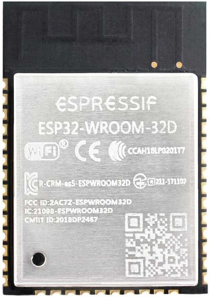 Espressif ESP32-WROOM-32D 4m 32MBIT Flash Wi-Fi Bluetooth Modülü