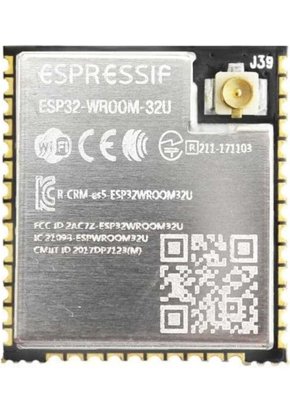 Espressif ESP32-WROOM-32U 4m 32MBIT Flash Wi-Fi Bluetooth Modülü