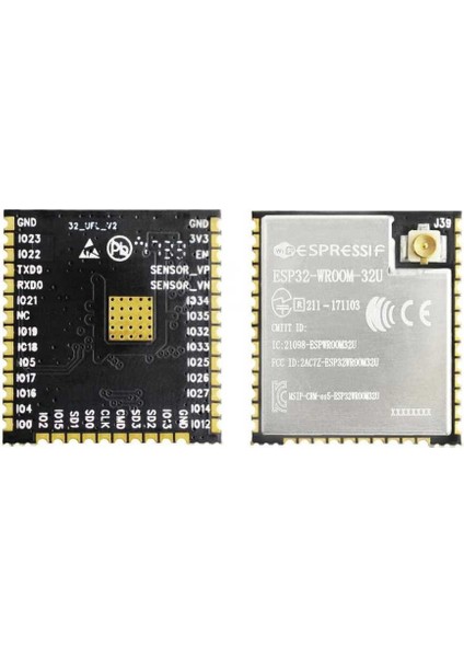 Espressif ESP32-WROOM-32U 8m 64MBIT Flash Wi-Fi Bluetooth Modülü fiyatları