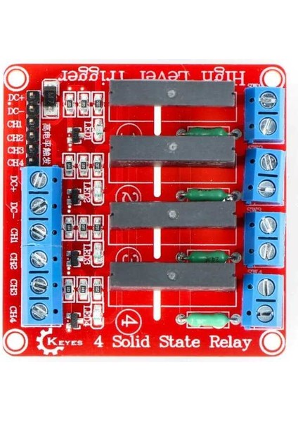4 Kanal 5V Düşük Seviye Solid State Röle Modülü fiyatları