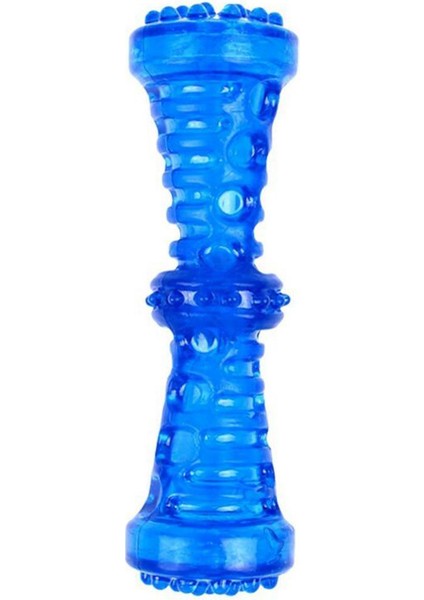 Dayanıklı Tpr Molar Sopa Dişler Pet Köpek Için Çiğnemek Oyuncak, Boyutu: 18 x 5 cm (Büyük) - Mavi (Yurt Dışından)