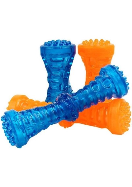Dayanıklı Tpr Molar Sopa Dişler Pet Köpek Için Çiğnemek Oyuncak, Boyutu: 18 x 5 cm (Büyük) - Mavi (Yurt Dışından)