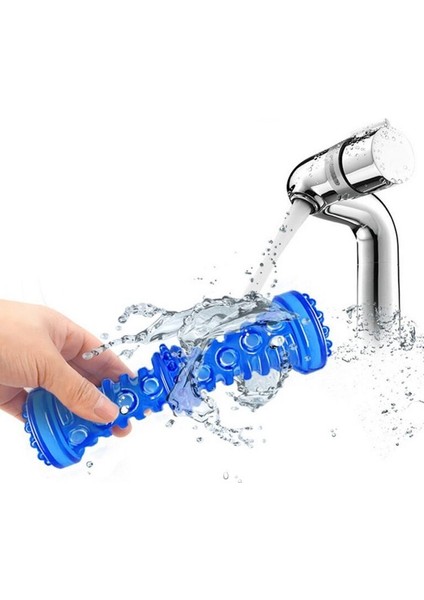 Dayanıklı Tpr Molar Sopa Dişler Pet Köpek Için Çiğnemek Oyuncak, Boyutu: 18 x 5 cm (Büyük) - Mavi (Yurt Dışından)