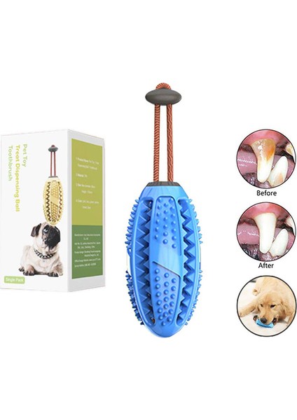 Köpek Diş Fırçası Çiğnemek Oyuncak Diş Temizleme Topu Oyuncak - Pembe (Yurt Dışından)