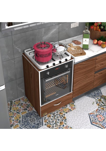 Kenzlife ankastre modülü kabini flor cvz kapaklı fırın ocak dolabı sabit tabla fiyatları