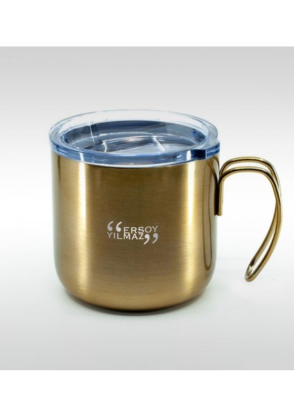 Kişiye Özel Gold Çelik Bardak 240ML