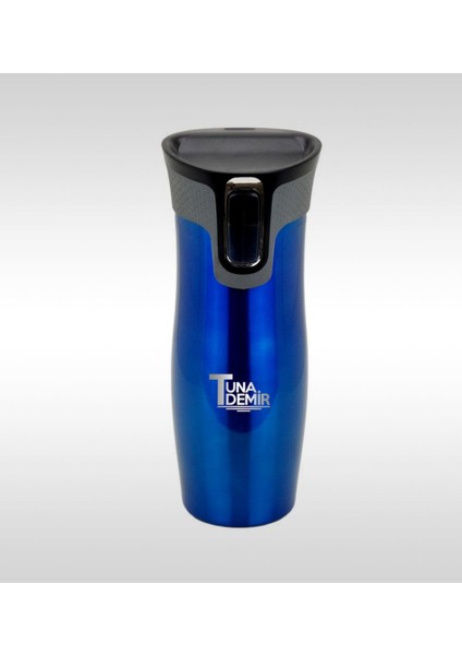 Kişiye Özel 3500 Mavi Paslanmaz Çelik Termos Mug 500 ml