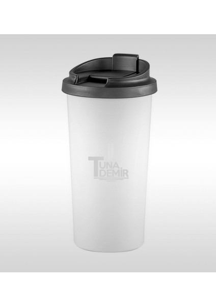 Kişiye Özel 782 Beyaz Paslanmaz Çelik Termos Bardak 500 ml
