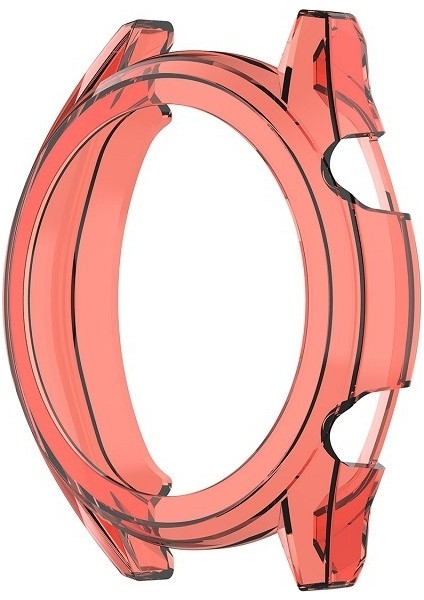 For Huawei Gt 42MM Tpu Case(Transparent Red)