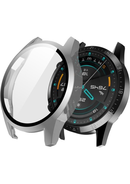 For Huawei Watch Gt2 42MM 2 In 1 Tempered Glass Screen Protector + Fully Plating Pc Case(Gray) (Yurt Dışından) fiyatları