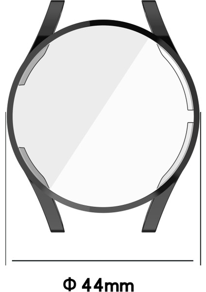 For Samung Galaxy Watch4 44MM Full Coverage Tpu Electroplating Protective Case Cover(Red) (Yurt Dışından) fiyatları