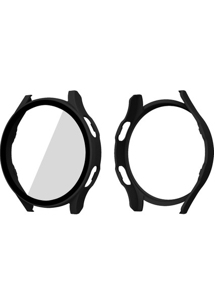 Pc Case + Glass Film For Samsung Galaxy Watch4 44MM(BLACK) (Yurt Dışından)
