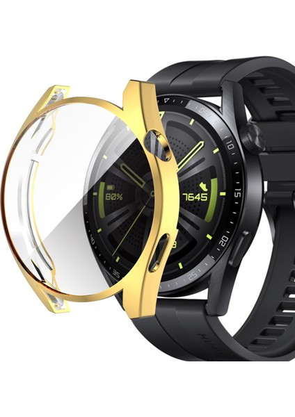 For Huawei Watch Gt 3 42MM Fully Surrounded Tpu Case With Protective Film(Gold) (Yurt Dışından)