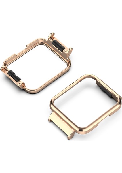 For Xiaomi Redmi Watch 2 Lite / Redmi Watch 2 Metal Watch Frame(Rose Gold) (Yurt Dışından)