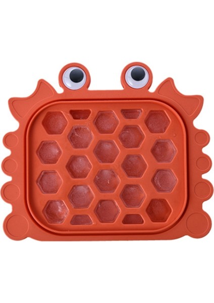 2 Adet Çocuk Karikatür Silikon Buz Tepsisi Ev Yapımı Dondurma Kalıp, Özellikler: Yengeç (Yurt Dışından)