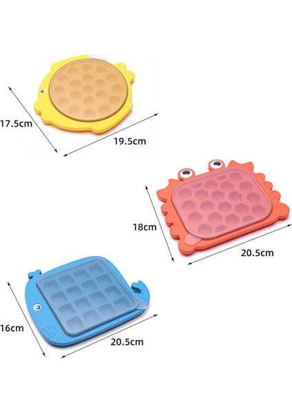 2 Adet Çocuk Karikatür Silikon Buz Tepsisi Ev Yapımı Dondurma Kalıp, Özellikler: Yengeç (Yurt Dışından) modelleri