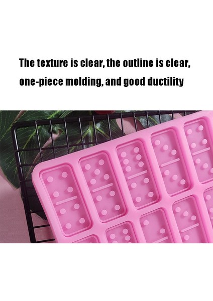 Domino Epoksi Silikon Kalıp, Model Numarası: SX-BH-110 (Pembe) (Yurt Dışından) modelleri