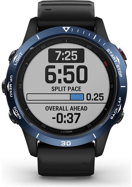 Garmin Fenix ​​6/6 Pro / 6 Safir Akıllı Izle Çelik Çelik Çelik Yüzük, Bir Sürüm (Mavi Yüzük Beyaz Mektup) (Yurt Dışından) fiyatları