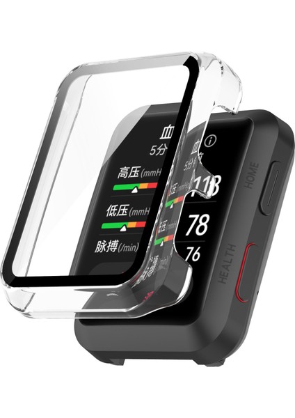 For Huawei Watch D Shockproof Pc Protective Case With Tempered Glass Film(Transparent) (Yurt Dışından)