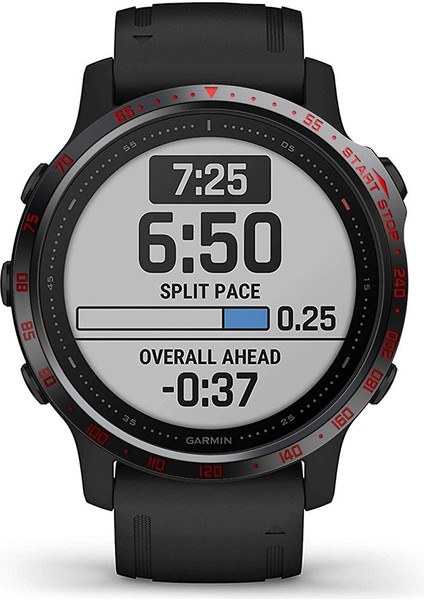 Garmin Fenix ​​6 S / 6s Pro / 6 S Safir Akıllı Izle Çelik Çelik Çelik Çelik Yüzük, Bir Sürüm (Siyah Halka Kırmızı Mektubu) (Yurt Dışından) fiyatları