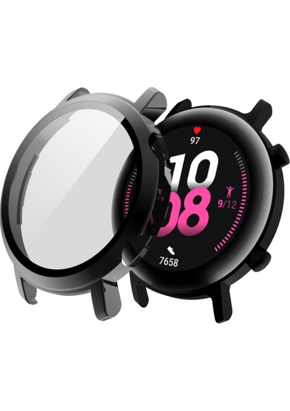 For Huawei Watch Gt2 42MM 2 In 1 Tempered Glass Screen Protector + Fully Plating Pc Case(Black) (Yurt Dışından) modelleri