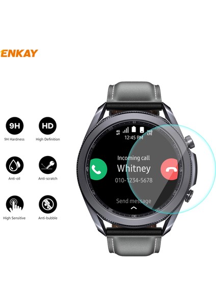 For Samsung Galaxy Watch 3 41MM 2 In 1 Tpu Case + Glass Film(Silver) (Yurt Dışından) fiyatları