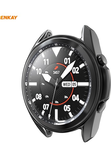 For Samsung Galaxy Watch 3 41MM 2 In 1 Tpu Case + Glass Film(Black) (Yurt Dışından) modelleri