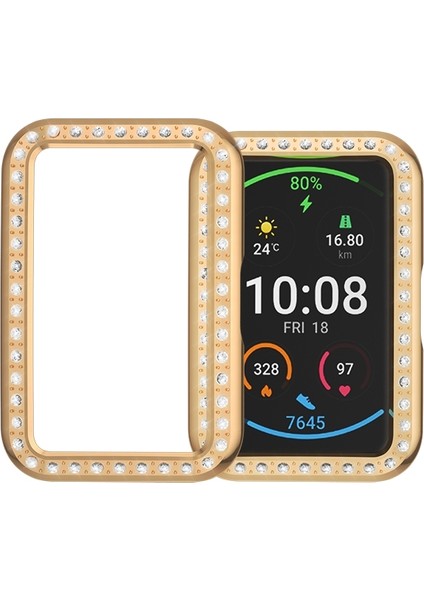 For Huawei Watch Fit Single Row Diamond Pc Protective Case Cover(Gold) (Yurt Dışından) modelleri