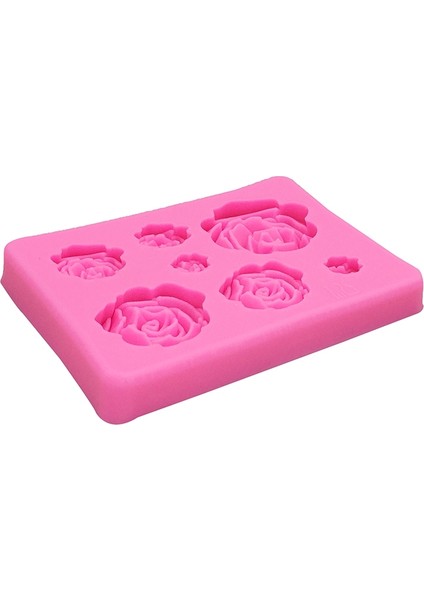 2 Adet Dıy El Yapımı Sabun Çikolata Fondan Pişirme Kalıp 3D Gül Çiçek Kek Dekorasyon Silikon Kalıp (Pembe) (Yurt Dışından) fırsatları