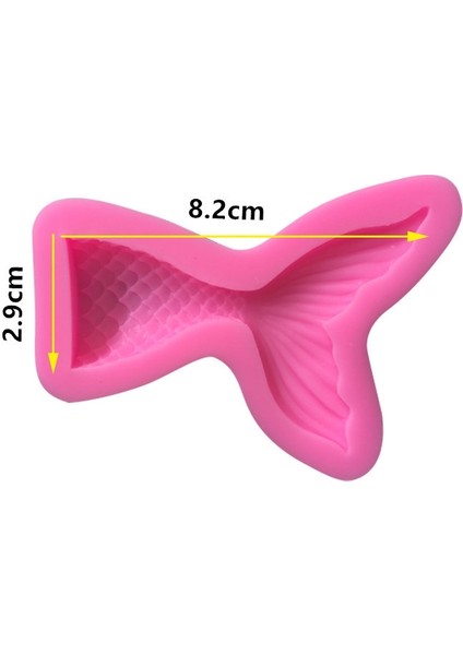5 Adet Mini Mermaid Kuyruk Sıvı Silikon Kalıp Fondan Pişirme Kalıp, Özellikler: Küçük (Gri) 15-95 (Yurt Dışından) fırsatları