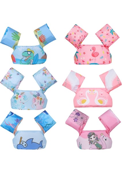 Çocuk Kedi Şişme Can Yeleği - Pembe/Mavi (Yurt Dışından) fiyatları