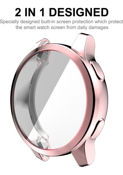 Garmin Venu 2s 40MM / Vivoactive 4s 40MM Koruyucu Kılıf Için Pembe (Yurt Dışından)