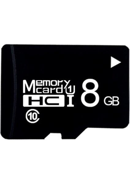 8gb Yüksek Hızlı CLASS10 Siyah Tf (Mikro Sd) Hafıza Kartı (Yurt Dışından)