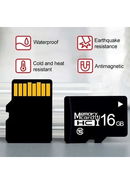 8gb Yüksek Hızlı CLASS10 Siyah Tf (Mikro Sd) Hafıza Kartı (Yurt Dışından)