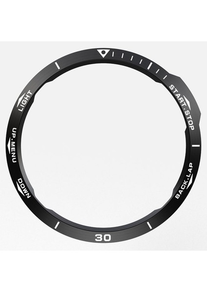 Garmin Fenix ​​6x / 6x Pro / 6x Safir Akıllı Izle Çelik Çelik Çerçeve Yüzük, B Sürümü (Siyah Yüzük Beyaz Mektup) (Yurt Dışından) fiyatları