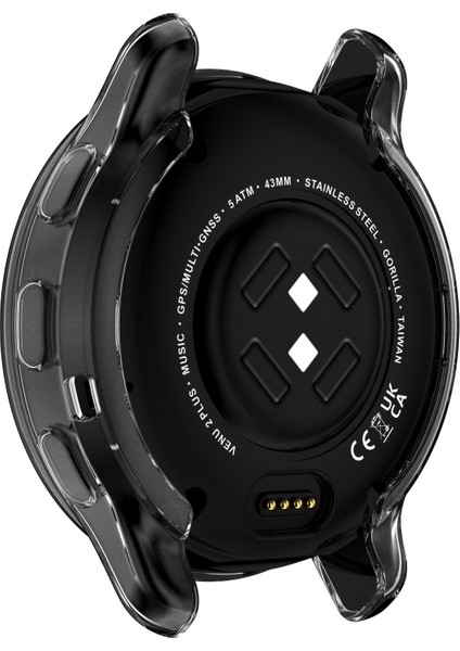 Garmin Venu 2 Artı Tam Kapsama Tpu Galvanik Izle Vakası (Şeffaf) (Yurt Dışından)