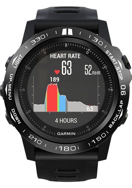Garmin Fenix ​​3/3 Hr Akıllı Izle Çelik Çerçeve Yüzük, B Sürümü (Siyah Yüzük Beyaz Mektup) (Yurt Dışından) fiyatları