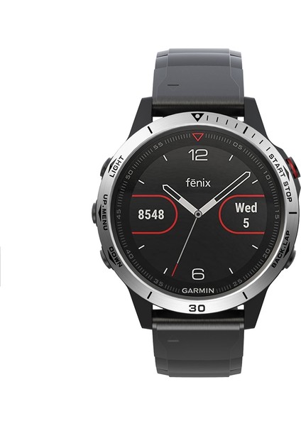 Garmin Fenix ​​5 Akıllı Izle Çelik Çelik Çelik Yüzük, Bir Sürüm (Gümüş Yüzük Siyah Mektubu) (Yurt Dışından) fiyatları